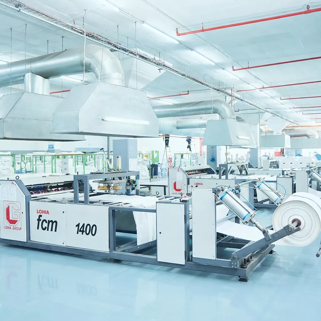 FIBC bulk packaging and commission lamination protection lines