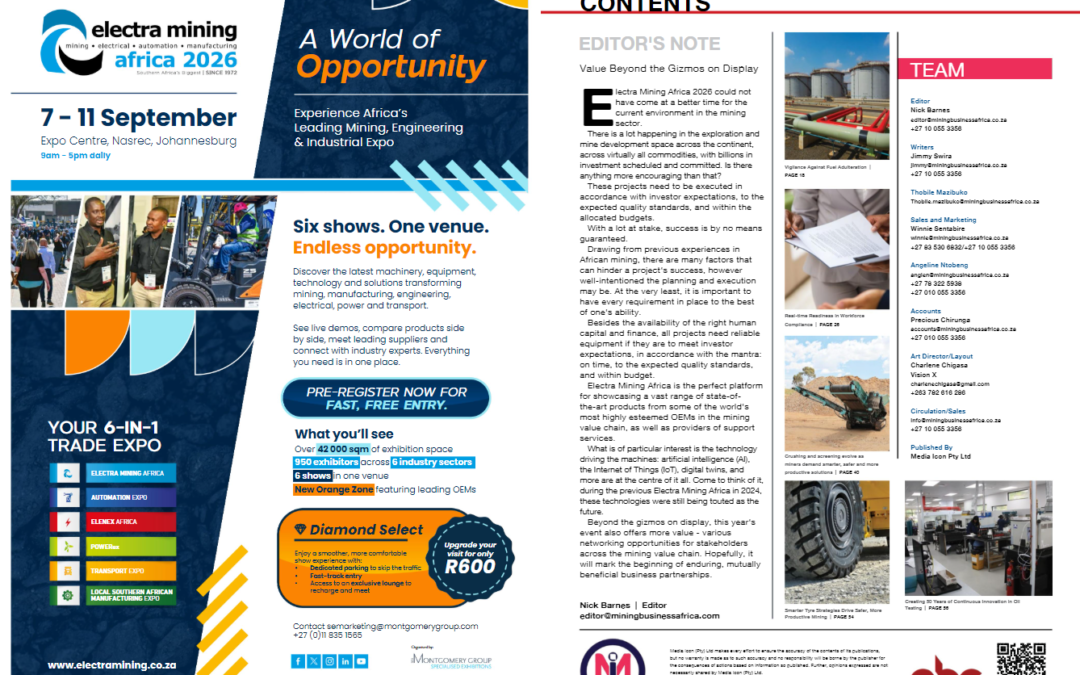 Mining Business Africa – July/Aug 2026 Edition
